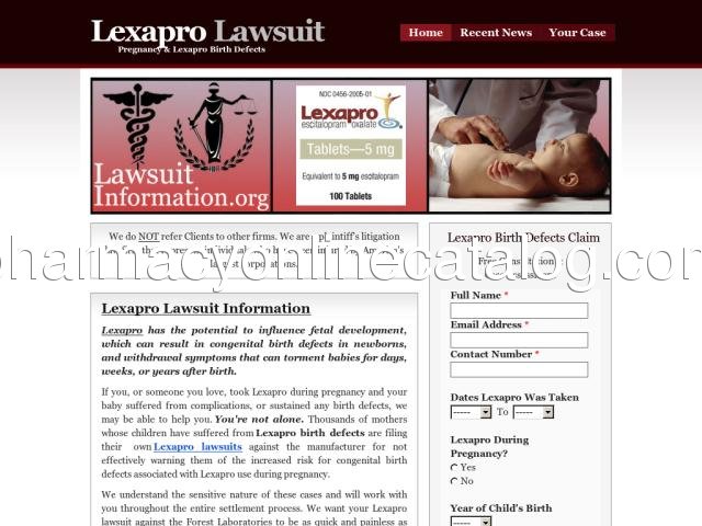 lexapro.lawsuitinformation.org