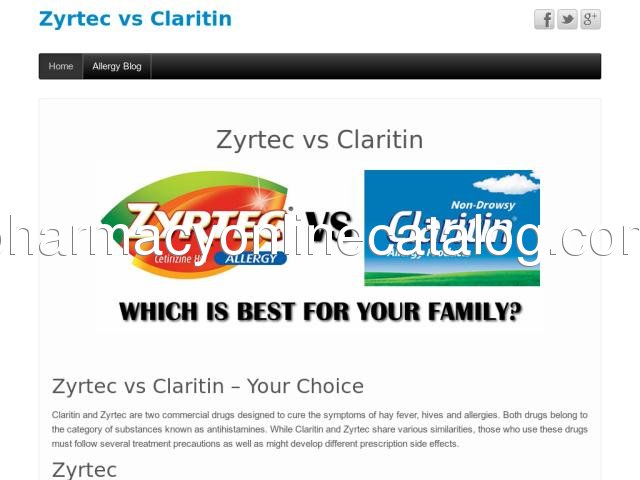 zyrtecvsclaritin.org